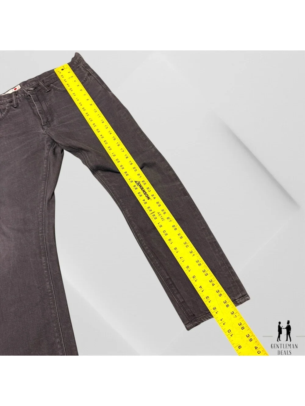 Matias Selvedge Denim Jeans Lunado Black Slim Fit Okayama Sol  Japan 30x26